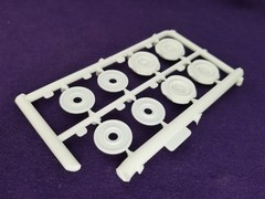 1960 Chevy Nomad Station Wagon STEEL WHEELS from AMT 1:25 Model Kit 60 STEELIES