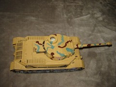 Built 003 Long Barrel German Tank 7-3/4 inches long Well Built & Painted Ex Cond