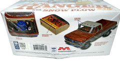 Moebius 1972 Ford F-250 Ranger XLT 4X4 Pickup w/Snow Plow Model 1/25 Sealed 2568