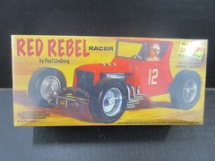 Lindberg Kits Red Rebel, Kustom Koffin, White Lightnin and Sportsman Class