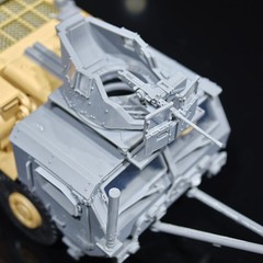 1/35 US MKR18 PLS Armored Vehicle Head Modification Parts Model Kit 3D Printed