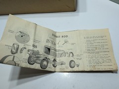 ✨AMT✨ ORIGINAL 1932 MODEL B FORD THE DEUCE BOX #132 Box & Instructions ONLY