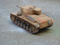 Roco Minitanks Pro Painted WWII German Panzer III Medium Tanks Lot #8603B©