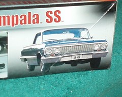 AMT 1963 CHEVY IMPALA SS HARDTOP PLASTIC MODEL KIT 1/25 SKILL LEVEL 2 OB