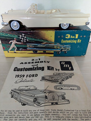 ULTRA RARE! *ORIGINAL VINTAGE AMT 1959 FORD GALAXIE CONV KIT *SUPER CLEAN-BUILT!
