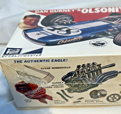 MPC 1/25 Scale Model Kit Dan Gurney’s Olsonite Eagle #6026 Sealed Grand Prix Dad
