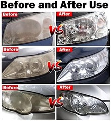 Car Headlight Restoration Kit, Auto Headlight Lens Polish Repair Kit Atomizing C