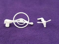 1960 Chevy Nomad Station Wagon STEERING WHEEL / COLUMN for AMT 1:25 Model Kit 60