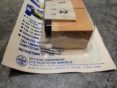 Vintage Boy Scouts Pinewood Derby Car Kit Sealed JC Pennys Unpunched Nice!
