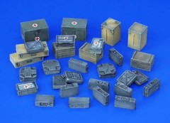 1/35 Scale DieCast Resin Model Assembled Kit German Ammunition & Medical Aid …