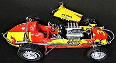 Racer Race Built Metal Model Car 1 1 18 Indy 500 Sprint Midget Dirt Hot Rod