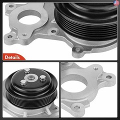 A-Premium Engine Water Pump with Gasket & Pulley Compatible with Ford F-150