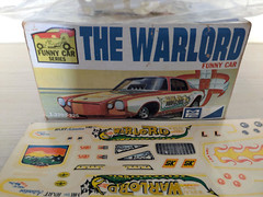 SUPER RARE! *ORIGINAL VINTAGE MPC WARLORD CAMARO FUNNY CAR KIT *SEALED-BAGS!