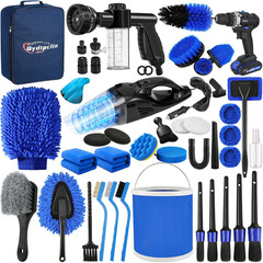 45Pcs Car Detailing Kit, Car Detailing Brush Set, Car Wash Cleaning Kit, Car Det