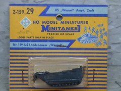 Roco Minitanks (NEW) 1/87 Z-159 WWII US Weasel Amphibious Armore Craft Lot#5263K