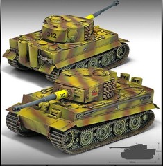 Academy 1/35 Tiger I Late Version 13314 WWII German Heavy Tank Model Kit Sealed