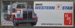 1/25 White Western Star Big Rig Tractor AMT #724 Shrink Wrapped MISB