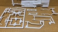 1964 Dodge 330 COMPLETE CHASSIS & DRIVESHAFT 1/25 Lindberg NEW Model Kit PARTS