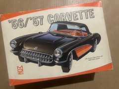 vintage 1966 issue MPC 301 1956 1957 Chevrolet Corvette 56 57 Corvette