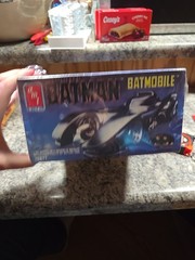 BATMAN BATMOBILE Model Kit VTG 1989 AMT/ERTL DC Comics 1/25 Scale #6877