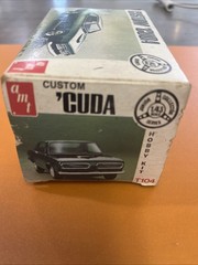 Vintage AMT 1/43 Junior Collector T104 Plymouth Custom Cuda *OPEN BOX*