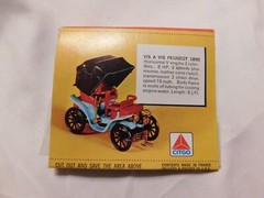 CITGO VIS A VIS PEUGEOT 1895 ANTIQUE CAR COLLECTION MODEL TOY SEALED IN PACKAGE