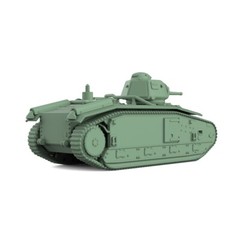 SSMODEL SS700651 1/700 Military Model Kit France B1 Heavy Tank (Phase II)