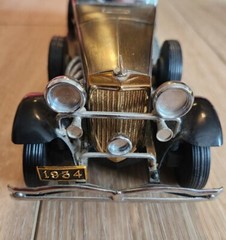 Vintage Metal Craft Pewter Finish Duesenberg 1934 S.J. Town Car Model #6493