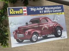 Revell Big John Mazmanian 41 Willys Gasser Model Car Kit 85-2350 ~ NEW Sealed