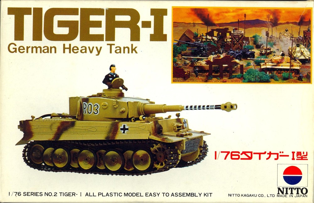 Nitto Models 1/76 GERMAN TIGER I TANK *NOS*