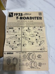 Vintage 1973 AMT Street Rods #T126 1923 Ford T-Roadster Model Kit In Box Rat Rod