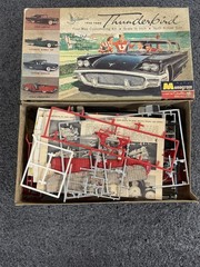 Monogram 1958 Ford Thunderbird Customizing Kit 1:24 Partially Assembled