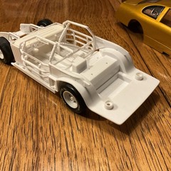 Built Model Car, 2001 Revell Stock Car STARTED, INCOMPLETE, MODIFIED