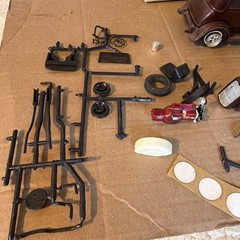 AMT RARE ORGINAL ISSUE BONNIE & CLYDE 1932 FORD VICTORIA KIT 1/25 Needs Finishin