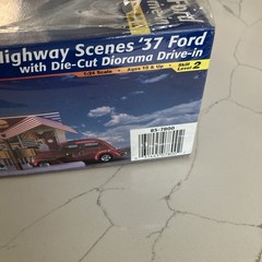 vintage Revell Monogram Highway Scenes ’37 Ford