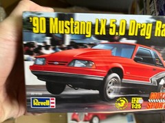 Revell 85-4195 1990 Ford Mustang LX 5.0 Drag Racer KIT 1/25 McM niob