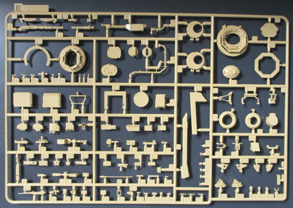 Rye Field Models 1/35th Scale M1A2 Sep Tusk – Parts Tree E from Kit No. 5026
