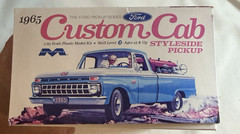 Moebius 1/25 1965 Ford F-150 Custom Cab Styleside Pickup # 1234 Model Kit