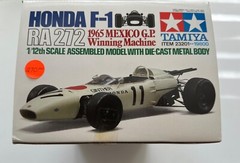 Tamiya Honda F-1 RA272 1/12 1965 Mexico G.P. Metal Die Cast BOX In EXCELLENT con