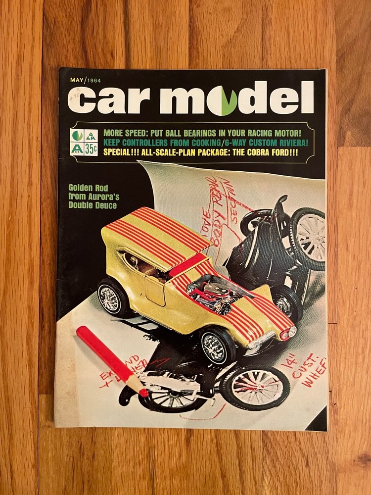 Car Model magazine, May 1964, AMT, Revell Ed BIG DADDY Roth