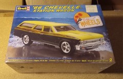 Revell 66 Chevelle station wagon kit, 1966 California Wheels