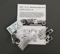 SMTS 1/43 Scale White Metal Model Kit RL 101a Brabham Repco BT19
