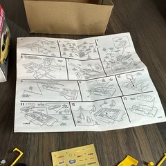 Revell ’71 Plymouth GTX Model Kit PARTIALLY BUILT & PAINTED