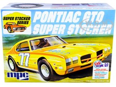 SKILL 2 MODEL KIT 1970 PONTIAC GTO SUPER STOCKER 1/25 SCALE BY MPC MPC939 M