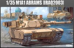 ACADEMY 1/35 M1A1 Abrams Iraq 2003 Tank plastic model Kit #13202