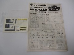 SHIPPING FREE VINTAGE NICHIMO 1/20 #MC-2043 TOYOTA “HILUX THE BLACK SR” KIT NIB