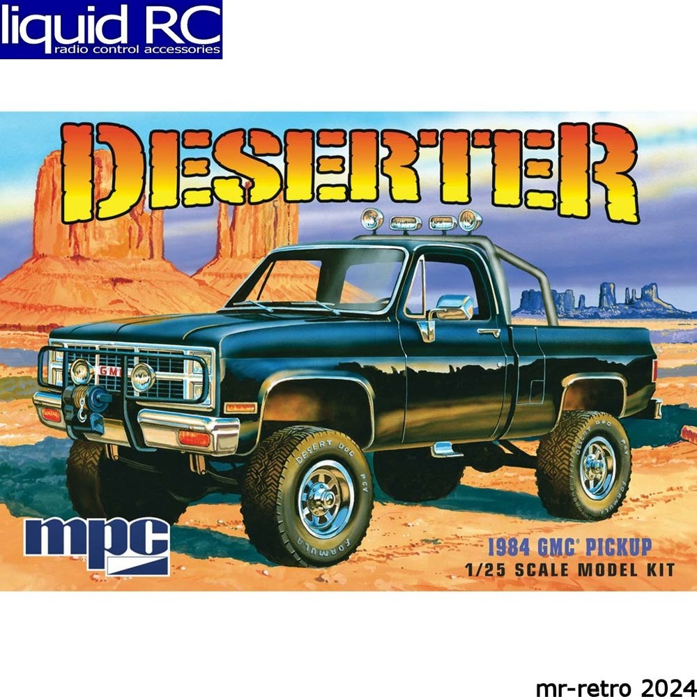 MPC 847 1/25 1984 Gmc Pickup White