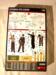 1/35 MiniArt WWII 4 German Self Propelled Gun Crew w/ Rounds & Equipment #35363