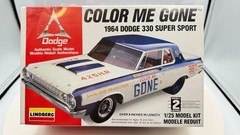 Lindberg Car Model Kit: 1964 Dodge 330 Super Sport, 1:25, #72156, New Sealed