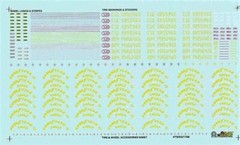 Slixx 1708 Tire & Wheel Accessory Sheet 1/24 1/25 decal